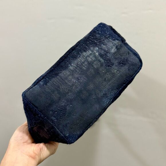 Multi Use Handmade Genuine Hair-On Calfskin & Braided Top Handle Bag/ Crossbody - Picture 15 of 16